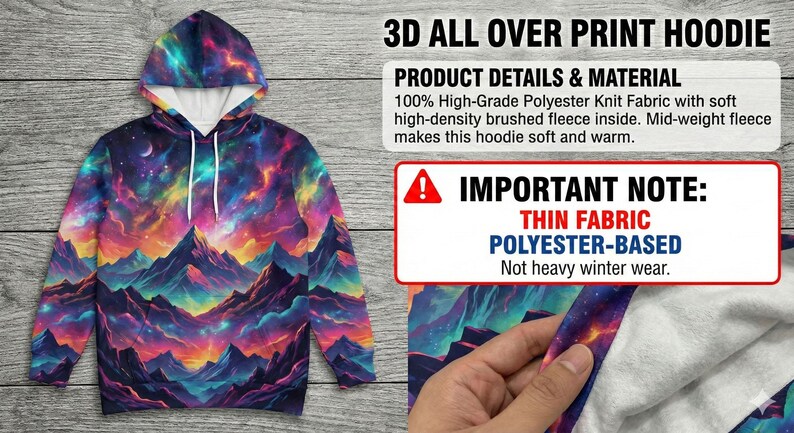 ライトニング・マックィーン フレイムス オールオーバープリント パーカー、スピード・ユー・アー・スピード95 パーカー、ピクサー・カーズ レーストラック パーカー、ラジエーター・スプリングス プルオーバー 画像 2