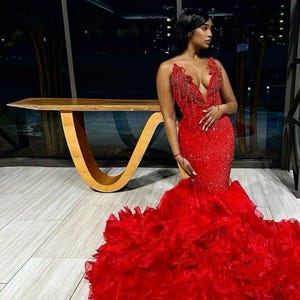 Luxury Evening Dress | Luxury Reception Dress | Birthday Dress | Prom Dress | Red Carpet Dress | Wedding Reception Dress | Lace Corset Gown