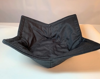 Microwave bowl hot pad - All black