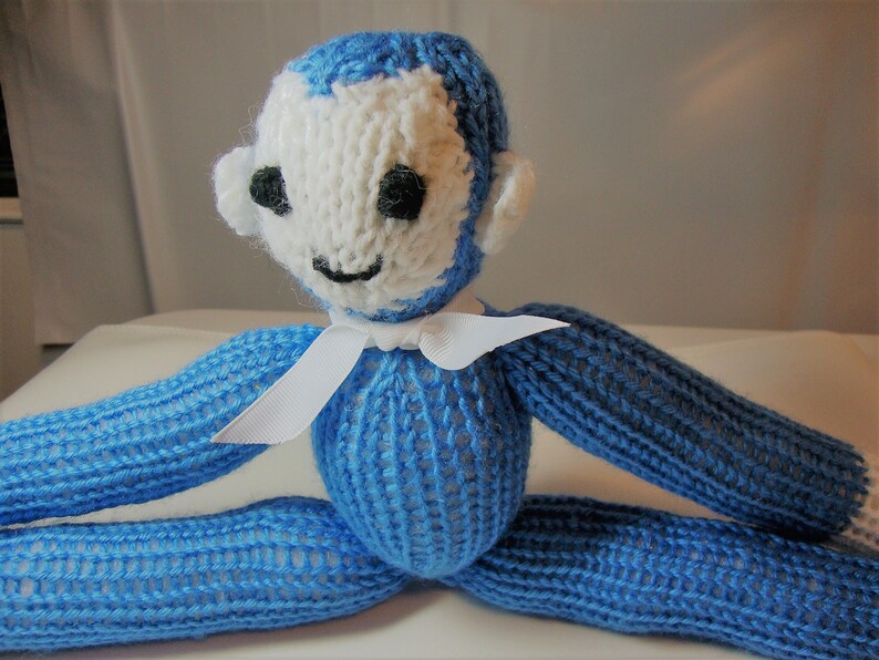 blue monkey teddy