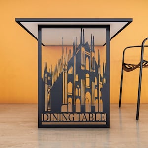 Wall mounted table, folden wall table, Foldable kitchen table, Murphy desk, Foldable table wall mounted, Manastery Decor Table