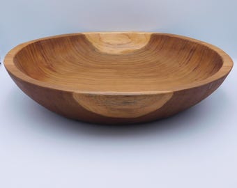 40cm (Approx) Large Rustic Wooden Solid Fruit Bowl | Pick Your Own Bowl | Hand Crafted out of Teak Root | Bread Bowl | Salad Bowl
