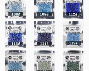 Synthetic Spinel Small Size Blue sapphire Green Gemstone Loose Round Brilliant Cut Gems For Jewelry High Quality Waxable inlay