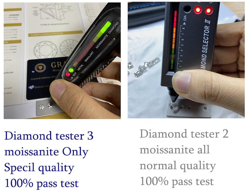 Test Positive TRILLION Cut White D Moissanites Loose Gemstone With GRA ...