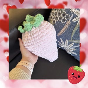 Small Strawberry Pillow Plush