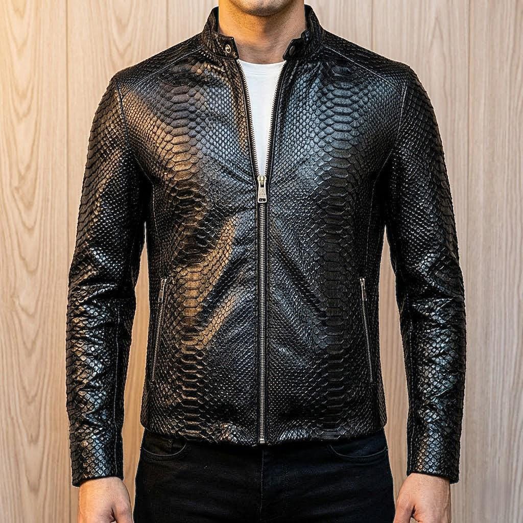 Snake skin jacket - Etsy 日本