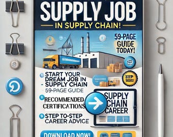 Career Guide, Job Help, Interview Assistance, Supply Chain Jobs, Career Help, Career Coach, Get Hired Bundle, New Career Change, Job Seeker