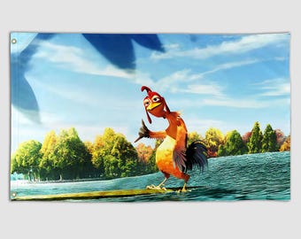 Funny Flag Chicken Cool Meme Flag Banner 3X5 Ft College Dorm Room Guys Bedroom Mancave Frat Girls Wall Hangings