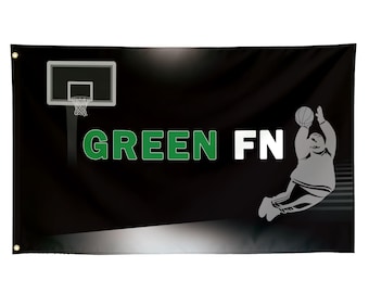 Funny Flag Green FN Cool Meme Flag Banner 3X5 Ft College Dorm Room Guys Bedroom Mancave Frat Girls Wall Hangings