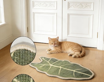 Plant - themed Cat Scratching Mat: Natural, Durable, and Visually Appealing to Cats