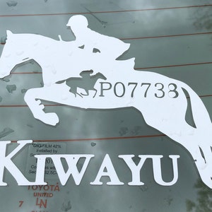 OTTB/Thoroughbred/Jumper Horse Vinyl Decal