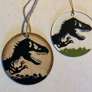 Jurassic Park/World Inspired Dinosaur Ornaments