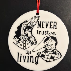 Beetlejuice Inspired Ornaments