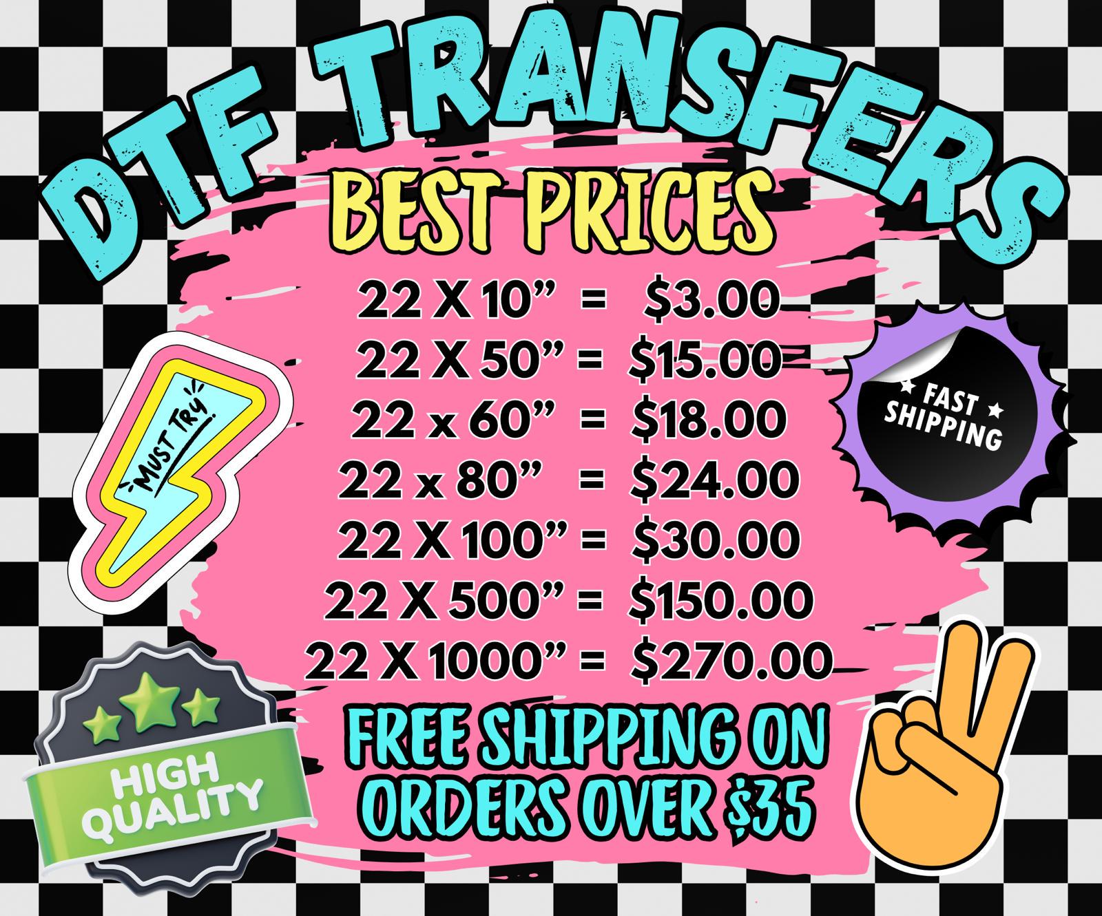 Custom DTF Print, Full Color Dtf Print, Vibrant Color Dtf Print, Custom Heat Transfer, DTF Transfer, Custom Gang Sheet, Custom DTF Transfers
