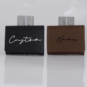 Porta-cartões de visita de couro personalizado, porta-cartões personalizado, porta-cartões de couro, porta-cartões de visita, presente para empresário, presente de escritório personalizado