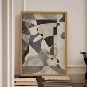 Abstract Black | Modern Poster | Wall Art | Printable Art