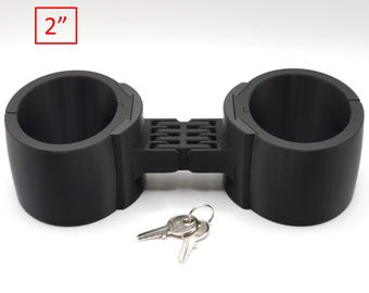 5 cm Handschellen mit versteckten Vorhängeschlössern