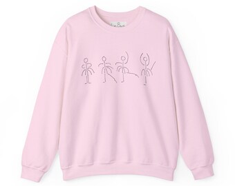 Ballet Positions Dance Sweatshirt - Hand Designed Unique Dance Apparel - Dancewear Gift Ballet Positions Shirt Gift for a ballerina