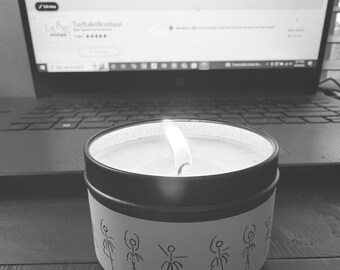 Ballet Candle Dancer En Pointe Collection Tin Candle Ballerina Design