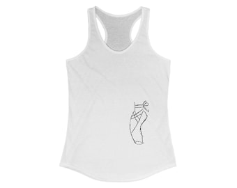 Ballet Dance Racerback Tank, Perfect for Dancers, Fundraisers, Gift for Ballet Lovers, Workout Top, Dance Classes, Dance Parties
