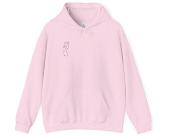 Pointe shoe Ballet Positions Dance Hooded Sweatshirt, Hand Designed Unique Dance Apparel, Gift for a ballerina