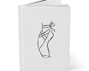 Ballet Journal Pointe Shoe Collection Hardcover Journal for Dancer Notes