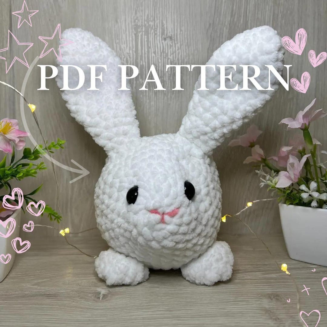 Bunny Loaf Crochet PATTERN, Cute Rabbit Crochet PDF, Beginner Friendly ...
