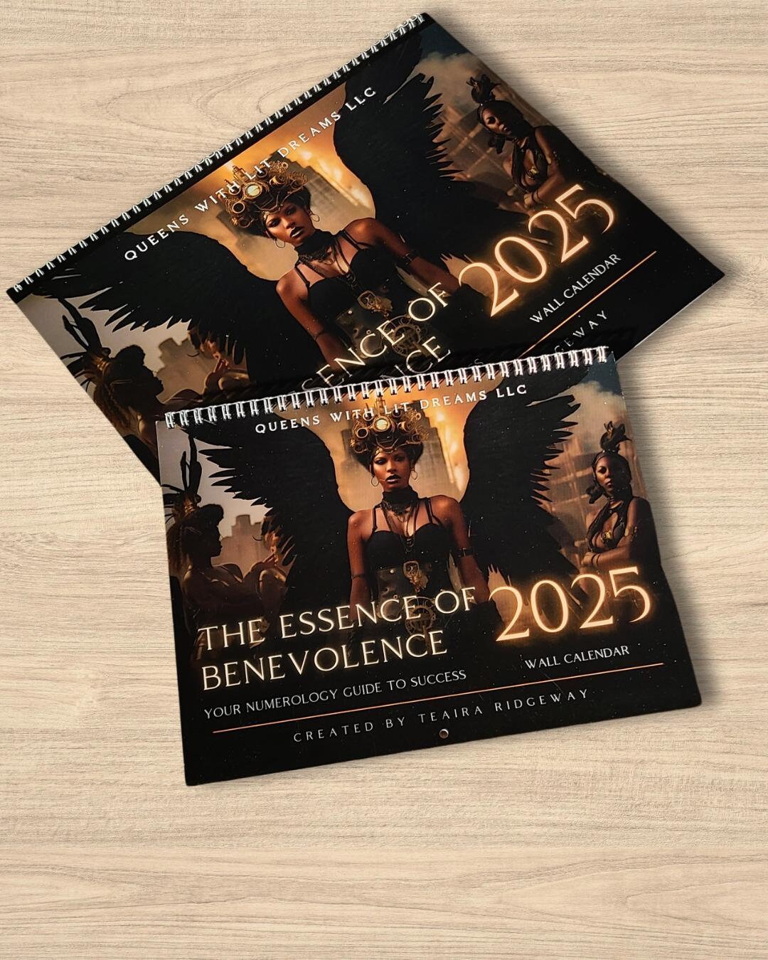 Numerology Wall Calendar 2025 The Essence Of Benevolence Etsy Il 5nb5