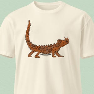 Australijski T-shirt Thorny Devil, rozmiar dla dorosłych, koszulka damska, koszulka męska, prezenty z Australii