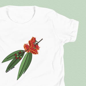 Australian Gumnut Flower T-Shirt: Kids Nature Tee