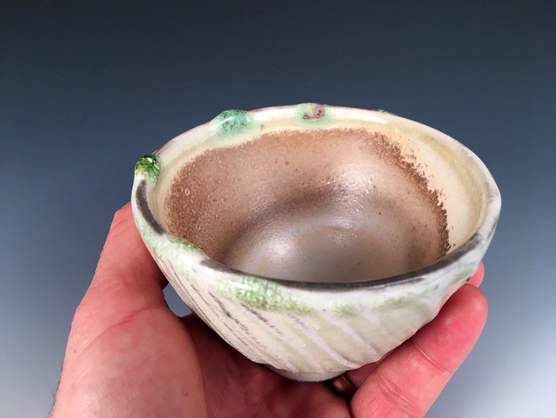 Soda Fired Pottery Chinese Tea Cup by Justin Lambert One of a Kind and Ready to Ship