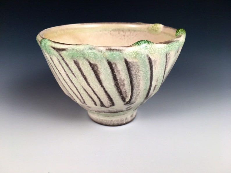 Soda Fired Pottery Chinese Tea Cup by Justin Lambert One of a Kind and Ready to Ship