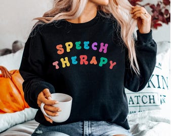 Kommunikation sieht für jeden anders aus Sweatshirt, Logopädie Shirt, Logopäden Sweatshirt, AAC Speechie, SLPA Hoodie