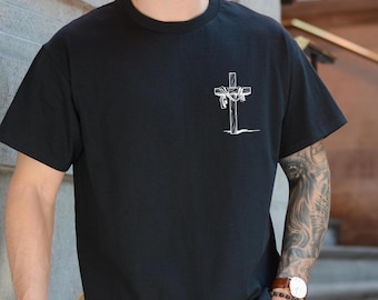 Cross Shirt, Faith Cross Shirt, Christian Gift, Faith Gift, Christian Shirts, Gift For Him, Gift For Her, Faith Cross Tee, Fathers Day Shirt