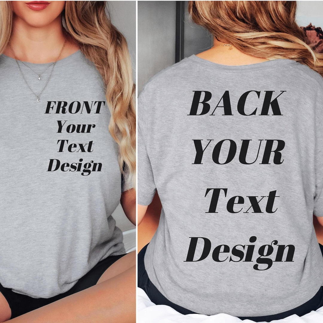Custom Logo Shirts, Personalized Logo Shirt, Custom Design/ Text ...
