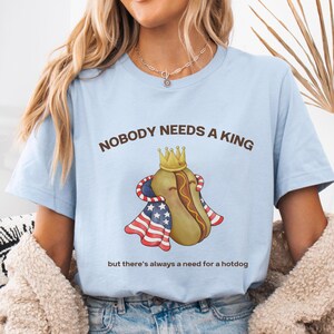 Liberal Fourth of July T-Shirt, American Protest Fourth of July Shirt, Anti MAGA Anti Trump Protest Tee, Funny 4th of July Hot Dog Shirt