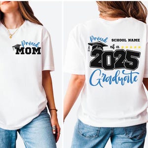 Custom Family Graduation Shirts, Senior 2025 Family Matching Shirt, Class of 2025 Family Graduation Shirts, Personalized Class Of 2025 Shirt