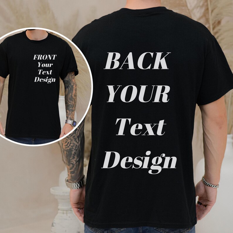 Custom Logo Shirts, Personalized Logo Shirt, Custom Design/ Text ...