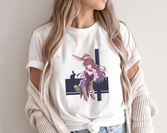 Anime Osterhasenmädchen Shirt, Anime Häschenmädchen Shirt, K-Pop Shirt, Kokett Osterhasenmädchen Shirt, Anime Häschenmädchen Ostern Shirt, Anime Shirt