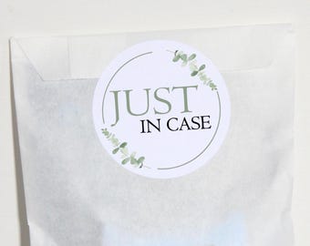 Wedding Welcome Bag Favors: Emergency Beauty Kit with Stickers Just in Case