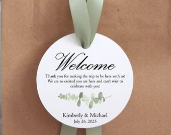 Hotel Welcome Bag Tags