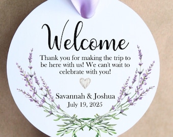 Hotel Welcome Bag Tags
