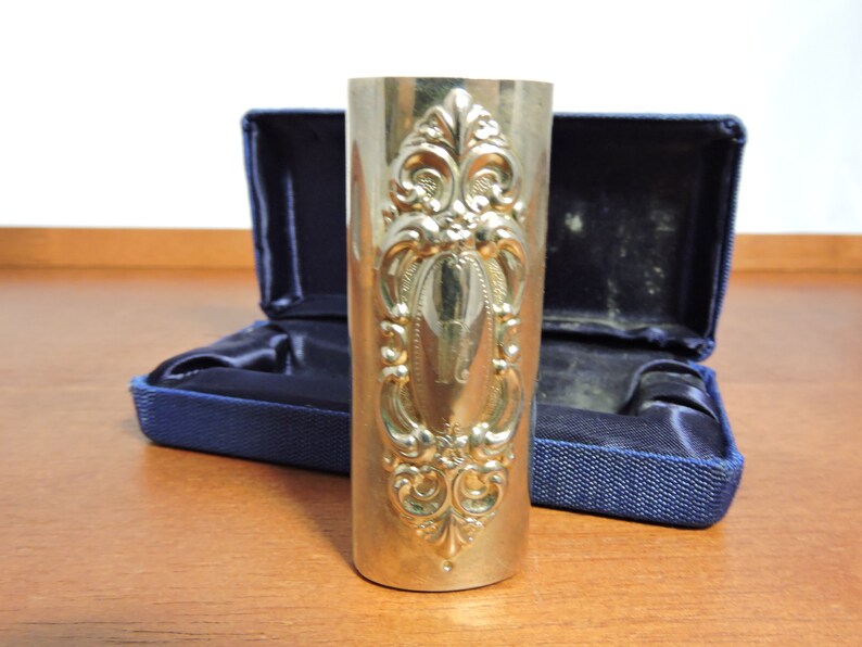 Vintage Oneida Georgian Scroll Silverplate Wine Coaster New in Original Box