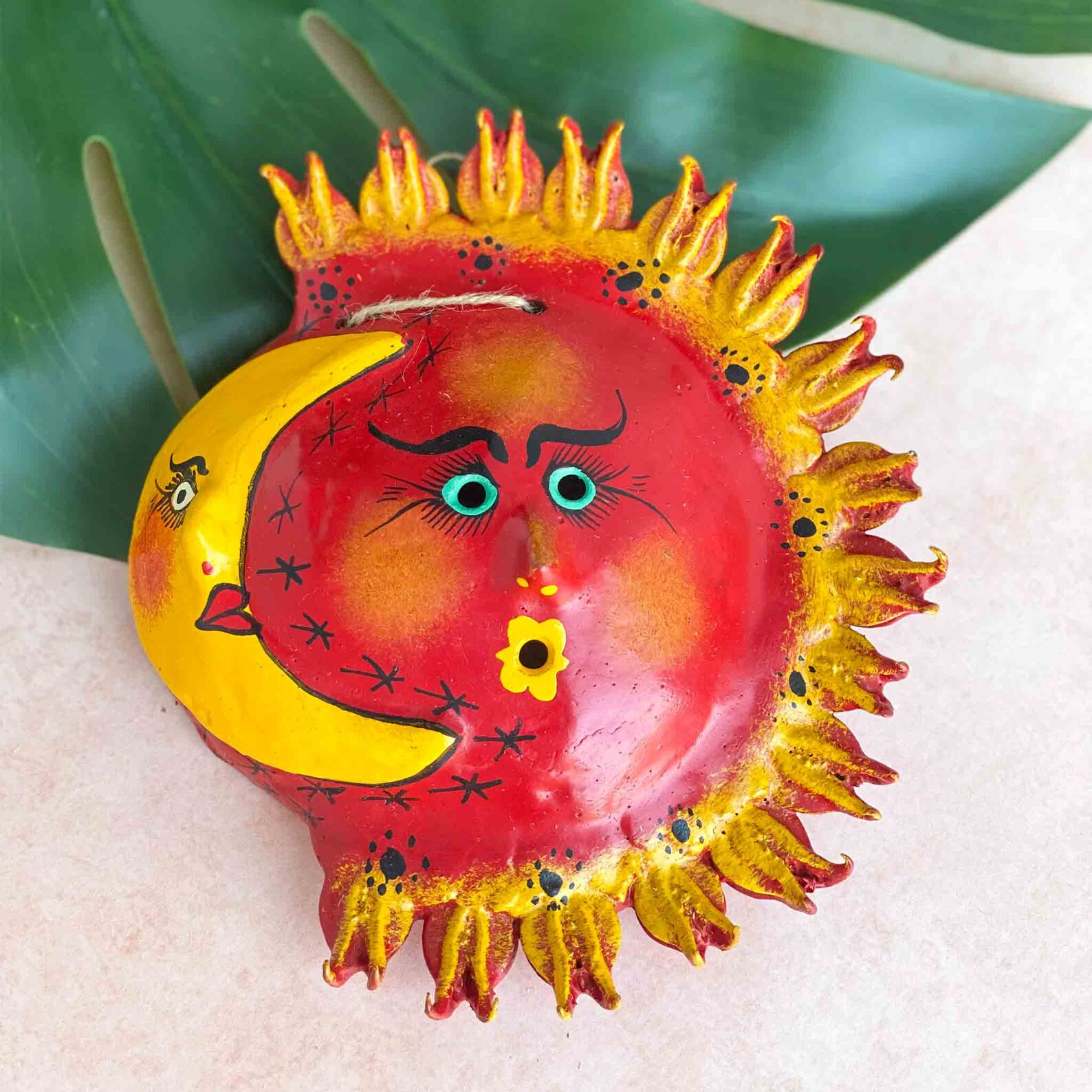 Mexican Coconut Wall Hanging Coconut Shell Wall Decor Etsy