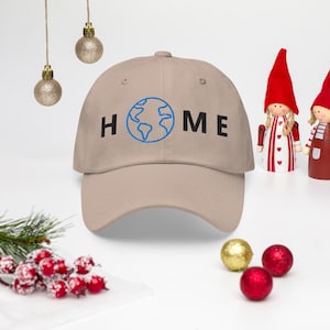 ACCUEIL Earth Hat - Casquette pour papa écologique brodée minimaliste
