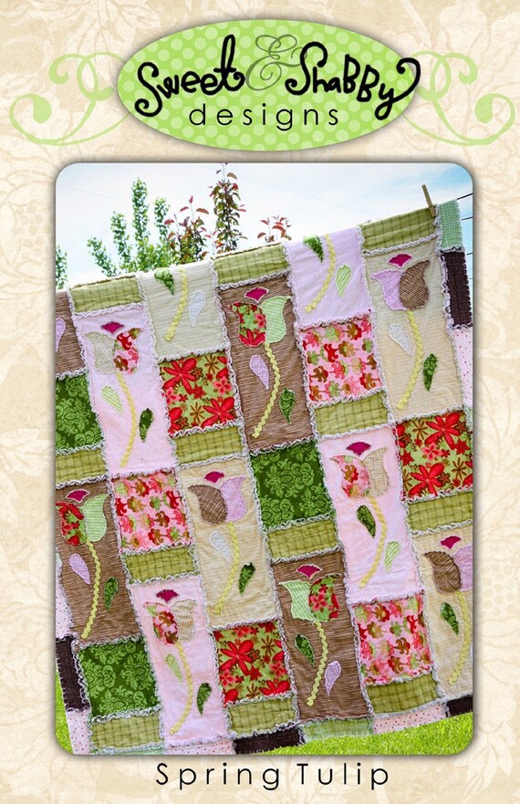 Items similar to Spring Tulip Quilt Pattern on Etsy