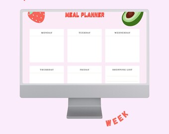Cozy meal planner/weekly menu planning
