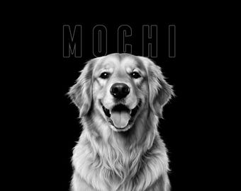Retrato de mascota personalizado: Arte de perro y gato a partir de una foto (descarga digital)