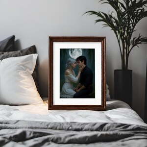 Kai Azer and Paedyn Gray- The Powerless Trilogy - Lauren Roberts Author - Poster print art - Fantasy book - Romantasy - Reckless, Fearless image 2
