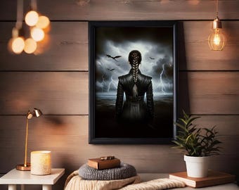Boek Fourth Wing door auteur Rebecca Yarros Wall Art Print Poster - Boekenliefhebber, Iron Flame, Onyx Storm Violet Sorrengail, Dragons